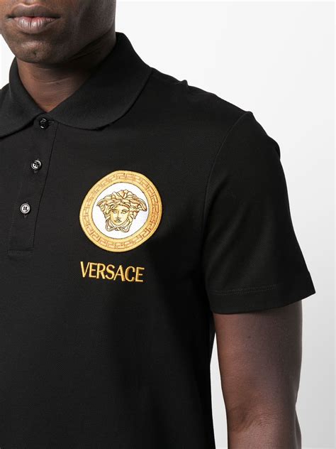 versace polo t shirt india|Versace polo shirt medusa.